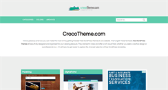 Desktop Screenshot of crocotheme.com